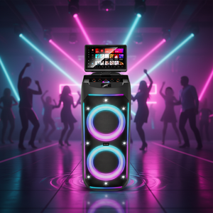 Potente Sistema Karaoke KTV Mobile con Trolley, 8'' 2-way, 2GB RAM/64GB ROM, Wi-Fi, Android 13.0, Schermo 11.6'', 120W - Product Image 6