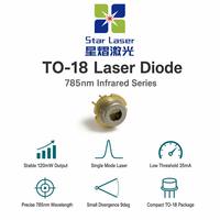 Diode laser infrarouge SHARP GH07P24C1C 785nm 120mW TO18 5.6mm monomode LD pour détection optique et mesure par imprimante