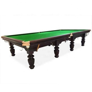 Sang Trọng 12ft <span class=keywords><strong>Snooker</strong></span> Bảng Chuyên Nghiệp Mini Bàn Hồ Bơi Với Đường Sắt Gỗ Sồi Và Chân Gỗ Cho <span class=keywords><strong>Snooker</strong></span> Thể Thao - Product Image 3
