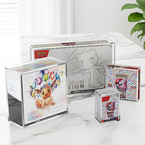 Maßgefertigte Acrylbox mit 99% UV-Schutz für TCG Mega Phantom Glurak X Ex Ultra-Premium Kollektion mit Starkem Magnetdeckel - Product Image 4