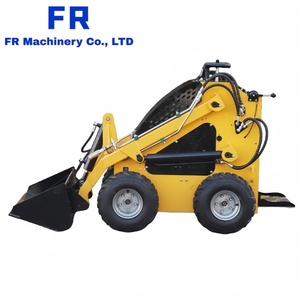 यूरो 5 मानक स्किड स्टीड लोडर होम हाइड्रोलिक व्हील्ड स्किड स्टीयरिंग लोडर फार्म व्हील 4x4 डीजल मिनी स्किड स्टीड लोडर - Product Image 2