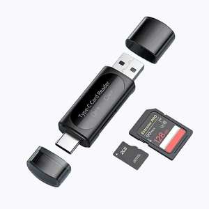 Pembaca Kartu Memori <span class=keywords><strong>SD</strong></span> TF All-in-one Berkecepatan Tinggi USB Multi-fungsi Pembaca Kartu USBC Komputer Ponsel Adaptor OTG Aksesori Ponsel - Product Image 1