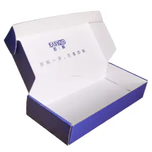 Produto Personalizar Mailer Box Embalagem Impressão Vestuário Vestuário Ondulado Caixas Perucas Personalizadas com Logotipo Embalagem