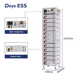 DEYE ESS BOS-G Pro 51.2V 100Ah 고전압 데이 리튬 태양광 배터리 10Kwh 50Kwh 100kwh 상업용 산업용 HV 배터리 - Product Image 4