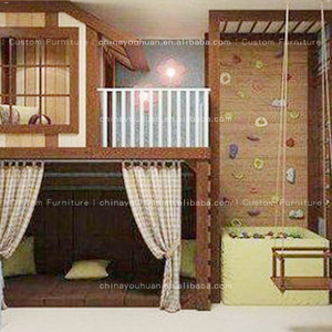 Lit multifonctionnel <span class=keywords><strong>pour</strong></span> garçons, lit en bois massif en forme <span class=keywords><strong>de</strong></span> maison dans les arbres, base secrète, maison <span class=keywords><strong>de</strong></span> jeu, lits superposés <span class=keywords><strong>pour</strong></span> adolescents, personnalisation <span class=keywords><strong>de</strong></span> loft - Product Image 4