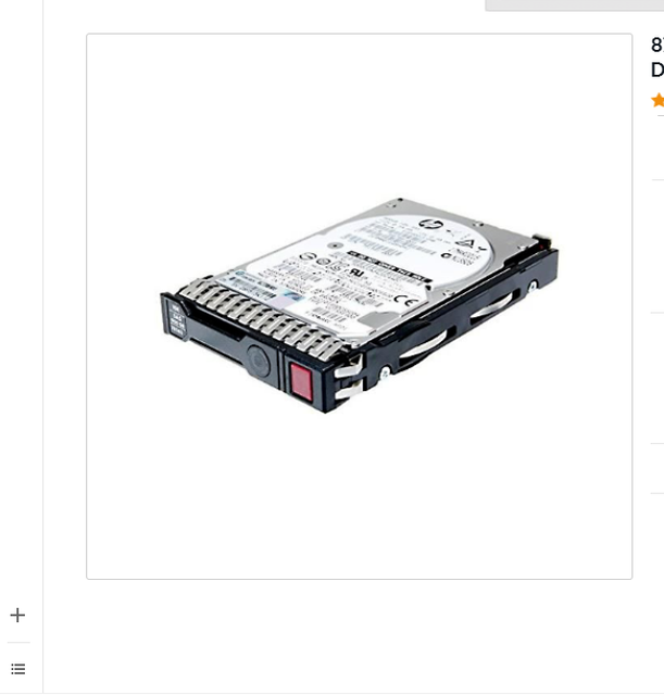 872477-B21 600GB SAS 12G 10K Rpm 2.5" SFF SC Enterprise Hard Drive 872736-001