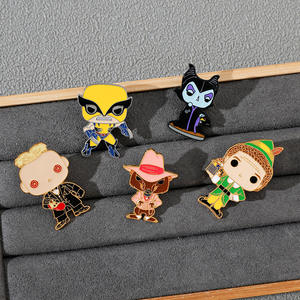 5 diseños Popular <span class=keywords><strong>película</strong></span> americana <span class=keywords><strong>maléfica</strong></span> bruja broche alfileres para ropa lindo Metal esmalte famosa marca broche hombres - Product Image 6