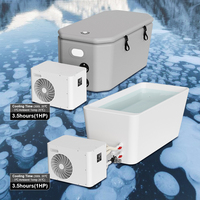 Refroidisseur d'eau pour bain de glace ICEGALAX avec WiFi et options flexibles de 1 à 2 CV pour des systèmes de récupération hygiéniques et à faible entretien