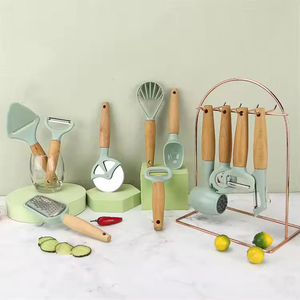 Nuevo Juego de Utensilios de Cocina Inteligentes Manuales con Mango de Plástico, 9 Piezas, Herramientas y Accesorios para el Hogar - Product Image 1