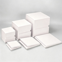 Caja de Regalo de Cartón Plegable con Asa para Velas Aromáticas Rígidas de Lujo de 8 y 10 Onzas con Logotipo Personalizado