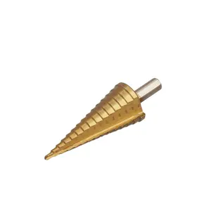 DANMI Wholesale Round Shank HSS Step Drill Bit With Titanium Coating