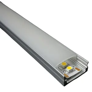 SDW131 LED aluminio empotrado o montaje en superficie perfil Led tira Led perfil de aluminio canal de armario de cocina