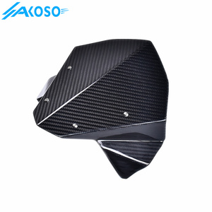 AKOSO Nouveau pare-brise avant en fibre de carbone sèche 3K pour <span class=keywords><strong>Honda</strong></span> <span class=keywords><strong>CB650R</strong></span> 2019-2024 2022 <span class=keywords><strong>2023</strong></span> - Product Image 5