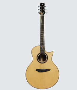 Offre spéciale : Guitare acoustique de 41 pouces, entièrement en bois massif, avec une table en épicéa de qualité supérieure et un dos et des éclisses en acajou, offrant un son exceptionnel. - Product Image 1