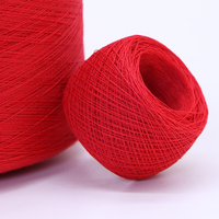 Fil à tricoter doux anti-boulochage en lin fin coréen 45NM/2, mélange 5% laine mérinos, pour pulls, échantillons gratuits