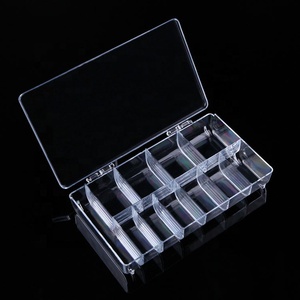 Yimart Hộp Đựng Đầu Móng Tay Bằng Nhựa Trong Suốt 11 Ô Hộp Đựng Đầu Móng Tay - Product Image 2