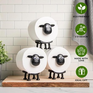 <span class=keywords><strong>Porte</strong></span>-<span class=keywords><strong>papier</strong></span> toilette créatif en forme de <span class=keywords><strong>mouton</strong></span> K350, type debout, pour la maison, drôle et original - Product Image 3