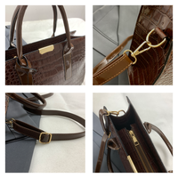 Sac à bandoulière classique tendance, grande capacité, sac fourre-tout de loisirs pour les courses quotidiennes et les voyages, directement de l'usine