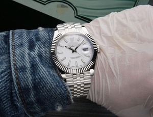 Montre de luxe avec affichage du calendrier, mouvement automatique, étanche, saphir, acier inoxydable 904l - Product Image 6
