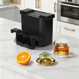 BPA Free Silicone Crystal Clear <strong>Ice</strong> <strong>Cube</strong> Mold, Double Crystal Clear <strong>Ice</strong> <strong>Cube</strong> Mold - Product Image 4