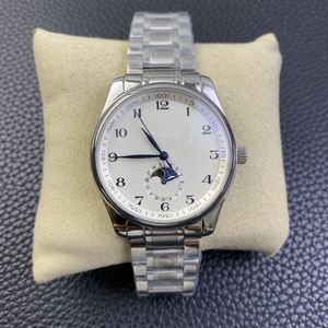 นาฬิกาข้อมือผู้ชายระบบจักรกลอัตโนมัติ รุ่น Moon Phase  ตัวเรือนสแตนเลสสตีล Latiris คุณภาพสูง พร้อมกลไก ETA และกระจกแซฟไฟร์ - Product Image 1