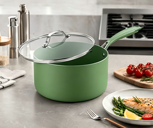 <span class=keywords><strong>Cacerola</strong></span> con Revestimiento Cerámico, Tapa y Asa de Acero Inoxidable, Apta para Cocina de Inducción, <span class=keywords><strong>Horno</strong></span> y Todo Tipo de Estufas - Product Image 5