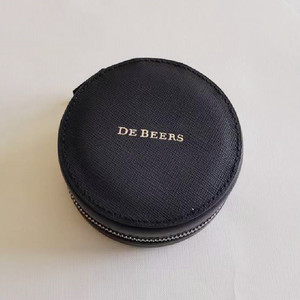 Cajas redondas con cremallera para joyería, cosméticos y accesorios de lujo, de cuero, con diseño nuevo, para anillos, pulseras, collares y pendientes. - Product Image 3