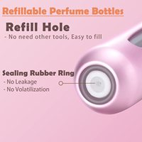 Atomiseur de parfum portable 5ml 10ml, mini flacon de voyage rechargeable vide avec pompe à parfum