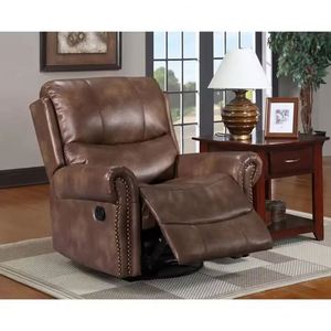 Frank Furniture Factory Direct Modern Luxury Premium Leather Massage <b>Cooling</b> Extendable Wood Frame Reclining Sofa Living Room - Product Image 1