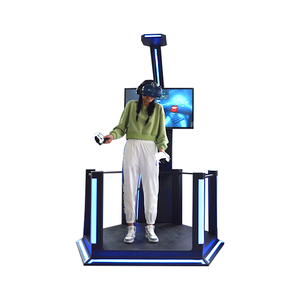 Kim loại nhựa <span class=keywords><strong>HTC</strong></span> <span class=keywords><strong>Vive</strong></span> mô phỏng Nền Tảng Công viên giải trí trong nhà sử dụng thương mại 9D <span class=keywords><strong>VR</strong></span> đi bộ đứng nền tảng - Product Image 5