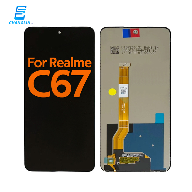 Wholesale OEM Quality Realme C67/C55/A1 2023/A2 5G LCD Screen Digitizer Replacement Original Mobile Phone Parts 1 Year Warranty