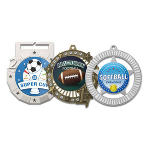 Médailles de baseball de haute qualité en alliage de zinc en métal médailles de baseball de la <span class=keywords><strong>Ligue</strong></span> <span class=keywords><strong>des</strong></span> <span class=keywords><strong>champions</strong></span> Noble vente à chaud - Product Image 2