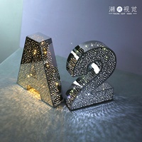 Enseigne lumineuse 3D personnalisée Ciel étoilé, panneau publicitaire extérieur étanche en métal, logo LED 1x1 pouce