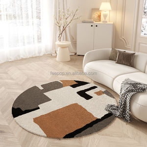 हस्तनिर्मित आधुनिक शैली टफ्टेड कालीन रग पॉलिएस्टर पालतू जानवरों के अनुकूल गैर-पर्ची जीवन जीने के लिए घर के फर्श सजावट नवीनता पैटर्न पैटर्न - Product Image 5