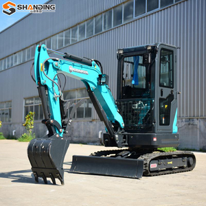 Mini excavadora SHANDING de 1.5 y 2 toneladas con motor Kubota, control piloto, certificación CE y EPA, excavadora pequeña. - Product Image 1