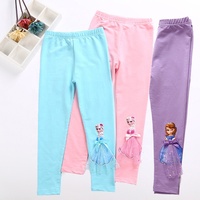 Soft Comfortable Cotton Knits Leggings for Kids, Side Pants