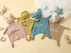 Selimut Muslin organik selimut bayi kelinci singa pribadi grosir keamanan rajutan kain seprai untuk penggunaan hadiah - Product Image 5