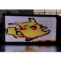 Rouleau d'image P4 Pixel Texte Tableau d'affichage LED Logo Signalisation numérique Contrôle WiFi Personnaliser le contenu Petit écran LED RVB