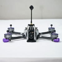 Châssis de drone de course en fibre de carbone PXRC 5 pouces FPV X Frame – Châssis de remplacement durable pour Freestyle – Vol stable à haute vitesse PX5