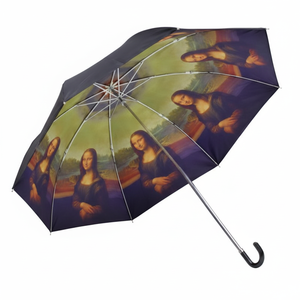 Paraguas Plegable Leonardo Da Vinci "Mona Lisa" para Protección contra la Lluvia y el Sol, De La Marca Leonardo Da - Product Image 1