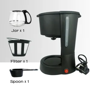 Mini cafetière électrique, cafetière goutte à goutte manuelle portable, semi-automatique, filtre de bureau, thé, maison, chambre d'hôtel