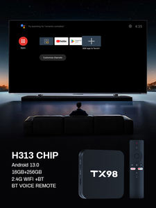 YUTUOXING Tvbox Factory nuevo diseño <span class=keywords><strong>RAM</strong></span> 1GB ROM <span class=keywords><strong>8GB</strong></span> TX98 Allwinner H313 Android 13,0 Smart TV Set Top Box 4K TV box - Product Image 3