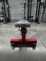 Banc de musculation professionnel réglable multifonctionnel pour haltères, support vertical FID robuste et portable