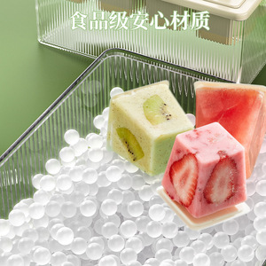 Silicone Ice Cube Mold Square Flexible For Family Party Ice Cream Popsicle Making - Product Image 5