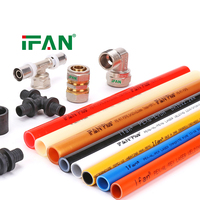 Accessoires de raccordement par compression pour tuyaux PEX en plastique IFAN pour la plomberie et l'eau