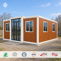 Maison préfabriquée de luxe moderne de 20 pieds, maison conteneur extensible, logement annexe, bureau de jardin, maison modulaire préfabriquée pour habitation