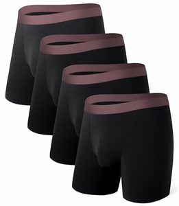 Sous-vêtements de <span class=keywords><strong>sport</strong></span> pour hommes en modal respirant sans couture, antibactériens, doux et confortables, boxers personnalisés OEM en gros - Product Image 1