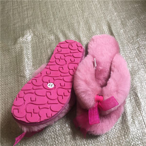 Pantoufles en peau de mouton naturelle mérinos véritable Schaffell <span class=keywords><strong>Pelz</strong></span> - Product Image 6