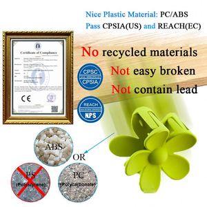 <span class=keywords><strong>Artstar</strong></span> กิ๊บหนีบผมสำหรับ8381ผู้หญิงสีเขียวสีชมพูดอกไม้สีฟ้าขนาดใหญ่เคลือบ - Product Image 3