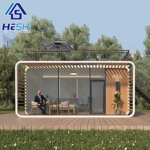 Vente directe préfabriqué de luxe minuscule Apple <span class=keywords><strong>Cabine</strong></span> <span class=keywords><strong>Prix</strong></span> de la maison Préfabriqué Portable 20Ft 40Ft Office Pod Conteneur <span class=keywords><strong>acoustique</strong></span> Maison - Product Image 2